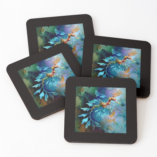 Item preview, Ethereal Drift: The Leafy Sea Dragon in Abstract Repose designed and sold by Helios Be. Lavsh.