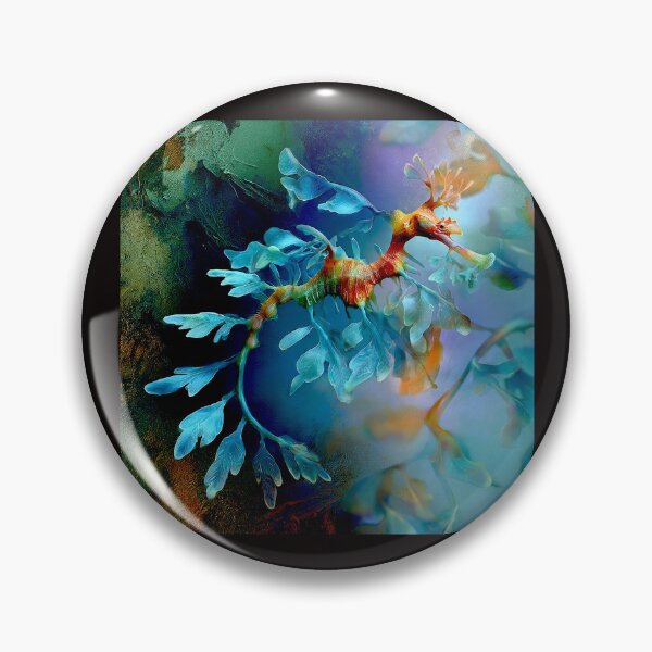 Item preview, Ethereal Drift: The Leafy Sea Dragon in Abstract Repose designed and sold by Helios Be. Lavsh.