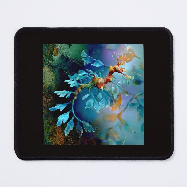 Item preview, Ethereal Drift: The Leafy Sea Dragon in Abstract Repose designed and sold by Helios Be. Lavsh.