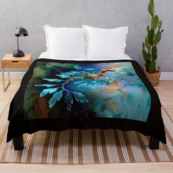Item preview, Ethereal Drift: The Leafy Sea Dragon in Abstract Repose designed and sold by Helios Be. Lavsh.