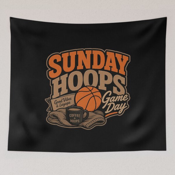 Item preview, Sunday Hoops designed and sold by KyniraaCo.