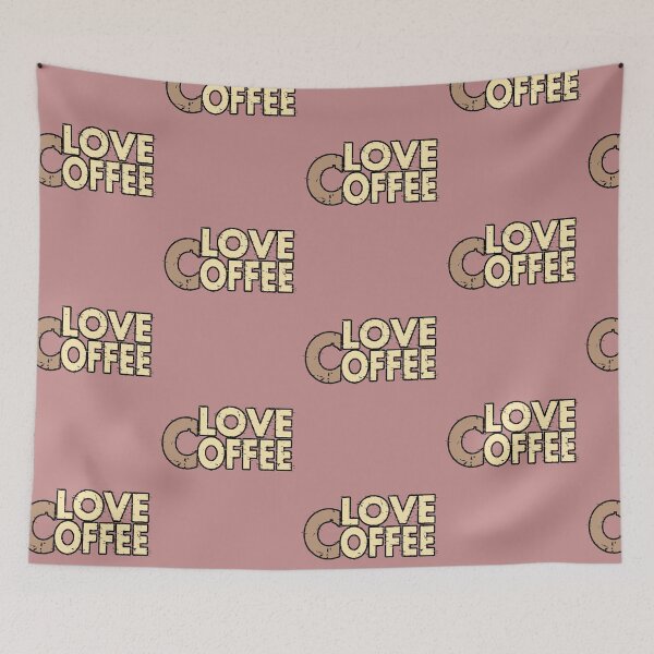 Item preview, Love Coffee Vintage Typography Coffee designed and sold by AstronautMerch.
