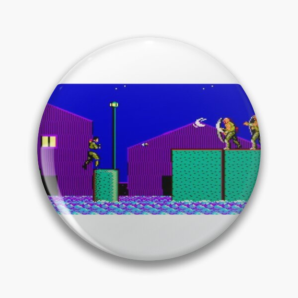 Item preview, Illustration - Night Ninja Platformer Retro Elegant designed and sold by AnimeShin.