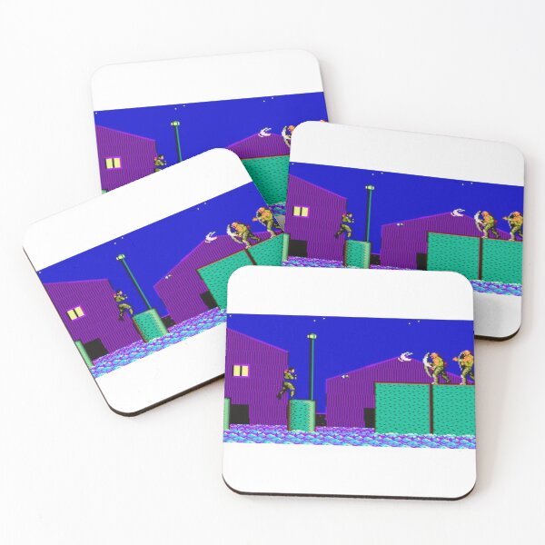 Item preview, Illustration - Night Ninja Platformer Retro Elegant designed and sold by AnimeShin.