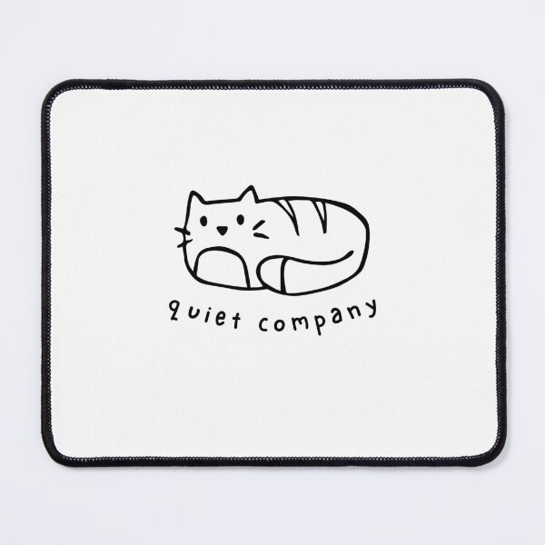 Item preview, Quiet Company | Minimalist Cat Illustration | Cute Cozy Cat Lover Design designed and sold by Lynn Creates.