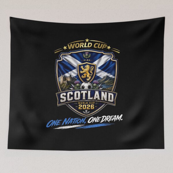 Item preview, Scotland 2026 Football Shield | Scottish Soccer Fan Badge | World Cup Supporter Design designed and sold by Huddy-clothes.