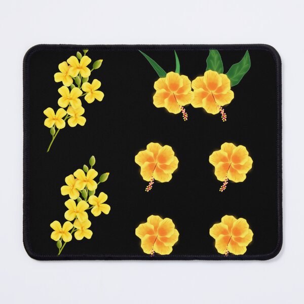 Item preview, Bright Yellow Hibiscus and Tropical Wildflower Summer Aesthetic Sticker Pack designed and sold by Art IN Pack.