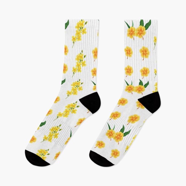 Item preview, Bright Yellow Hibiscus and Tropical Wildflower Summer Aesthetic Sticker Pack designed and sold by Art_IN_Design Pack.