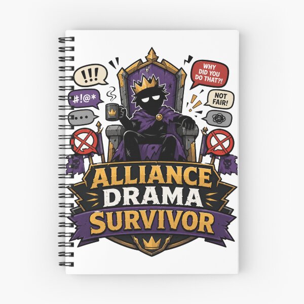 Item preview, Alliance Drama Survivor MMO Gamer Meme Design designed and sold by Super Glopz.