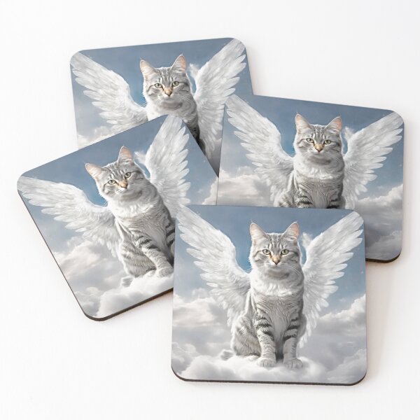 Item preview, Rainbow Cat grey white designed and sold by Mapüss.
