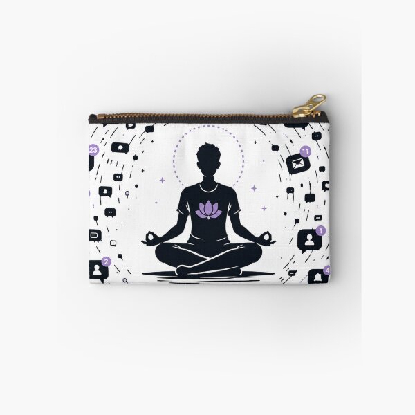 Item preview, Mind Over Notifications – Digital Detox Meditation Urban Zen Design designed and sold by warlistop.