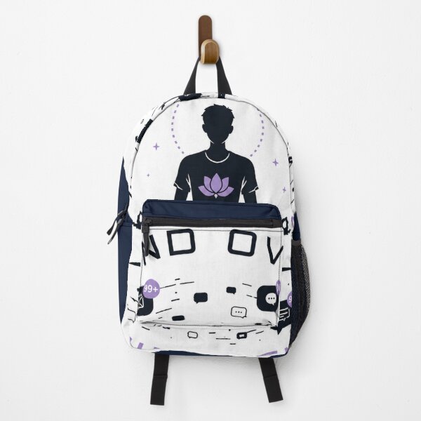 Item preview, Mind Over Notifications – Digital Detox Meditation Urban Zen Design designed and sold by warlistop.