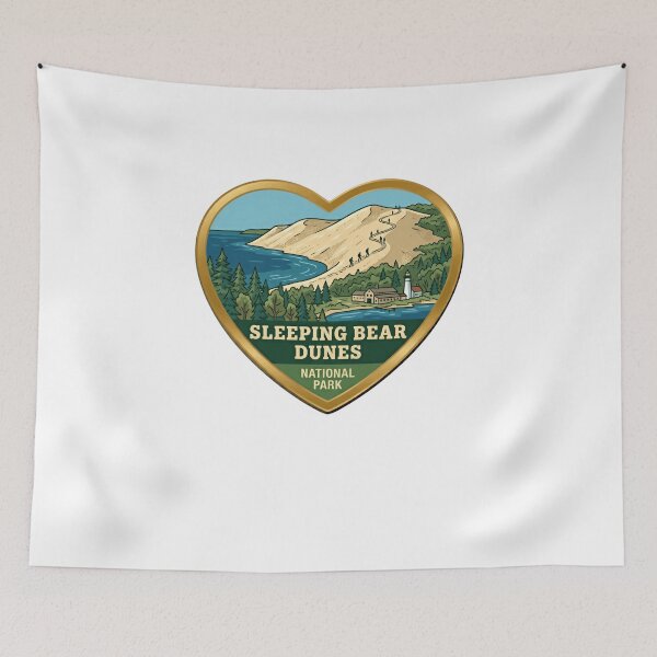Item preview, Sleeping Bear Dunes National Park Michigan Travel Hiking Adventure designed and sold by JonesFlora2025.