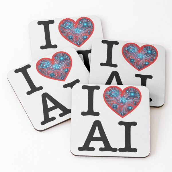 Item preview, I Love AI Circuit Board Heart designed and sold by Realproplyai.