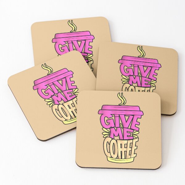Item preview, Give Me Coffee Funny Pink Cup designed and sold by AstronautMerch.