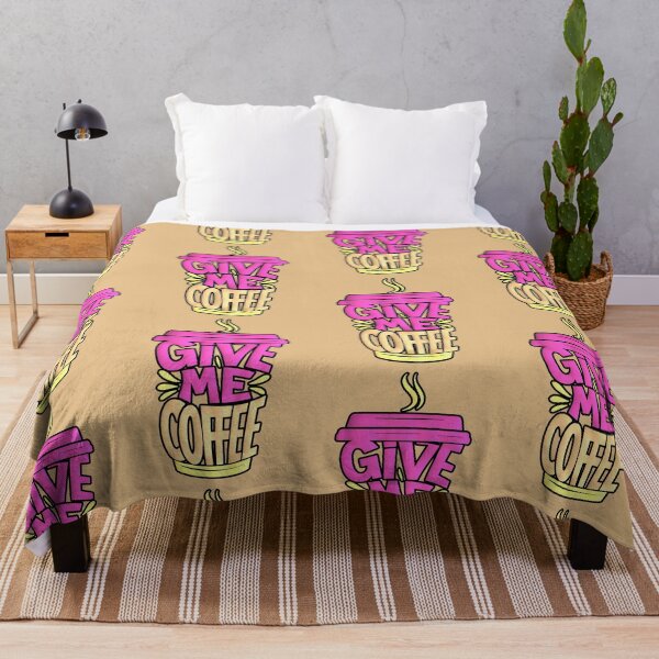 Item preview, Give Me Coffee Funny Pink Cup designed and sold by AstronautMerch.