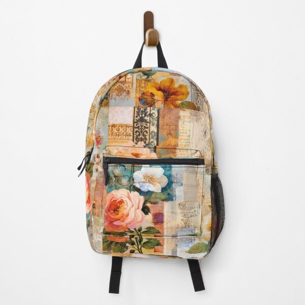 Item preview, Pastel Floral Collage-Style Textured Aesthetic Abstract Art designed and sold by DEC02.