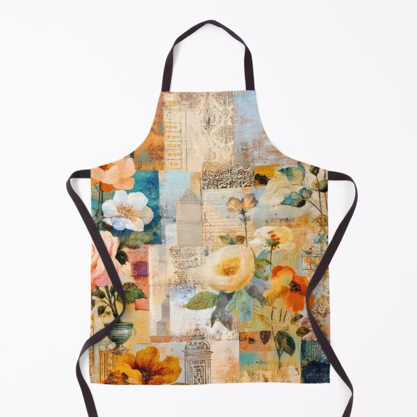 Item preview, Pastel Floral Collage-Style Textured Aesthetic Abstract Art designed and sold by DEC02.