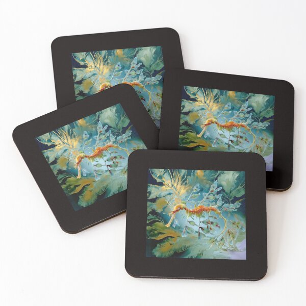 Item preview, Ethereal Drift: The Leafy Sea Dragon in Abstract Repose #1 designed and sold by Helios Be. Lavsh.