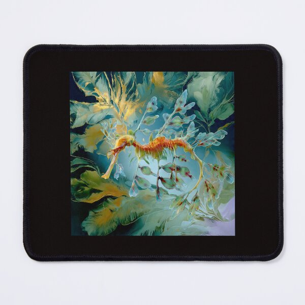 Item preview, Ethereal Drift: The Leafy Sea Dragon in Abstract Repose #1 designed and sold by Helios Be. Lavsh.