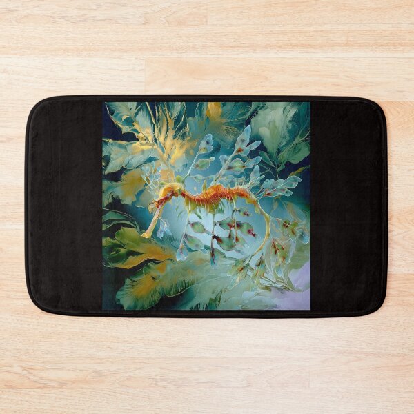 Item preview, Ethereal Drift: The Leafy Sea Dragon in Abstract Repose #1 designed and sold by Helios Be. Lavsh.