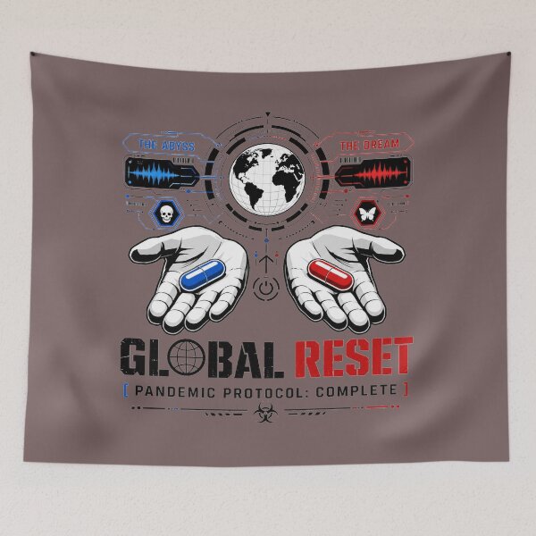 Item preview, Global Reset Pandemic Protocol Sci-Fi Dystopian Choice designed and sold by puzzell.