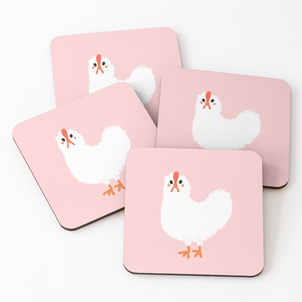 Item preview, white chicken designed and sold by Twylumi.