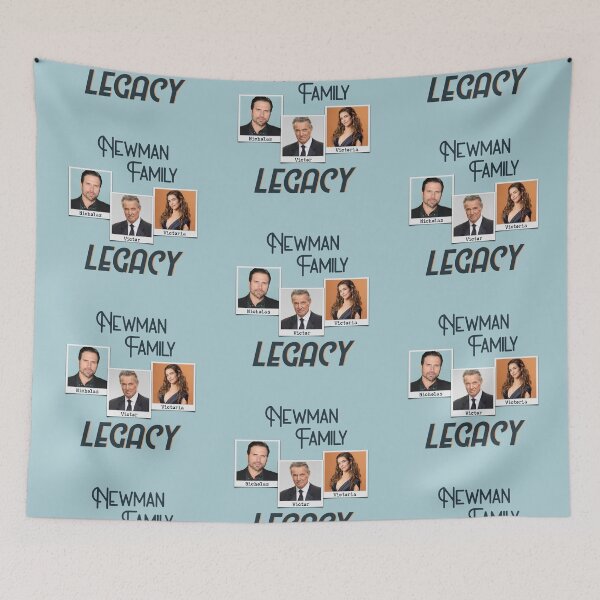 Item preview, Newman Family Legacy (on Aqua) designed and sold by PawsitiveMum3.