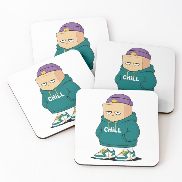 Aperçu de l'œuvre Sweat à capuche Chill Tofu Streetwear Character créée et vendue par Tenky.