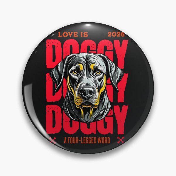 Item preview, Doggy Pup Canine Dark Coat Graphic 2026 designed and sold by Tsugraf Designs.