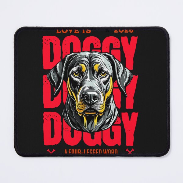 Item preview, Doggy Pup Canine Dark Coat Graphic 2026 designed and sold by Tsugraf Designs.