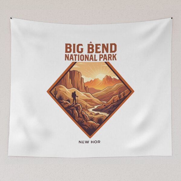 Item preview, Big Bend National Park New Hor Texas Hiking Traveler Adventure designed and sold by JonesFlora2025.
