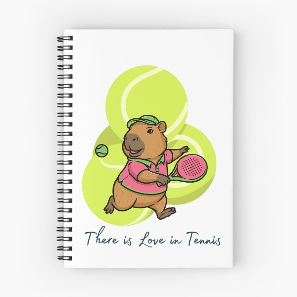 Item preview, There is Love in Tennis.  Cute Capybara Playing Tennis.  Gift for a Tennis Fan, Tennis Player, Tennis Lover. designed and sold by ShrimpAndGrits.