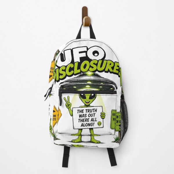 Item preview, UFO Disclosure Alien Truth Revealed Funny Retro Design designed and sold by R-B-Colors.
