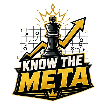 Artwork thumbnail, Know The Meta Strategy Gamer Emblem Design by Super Glopz