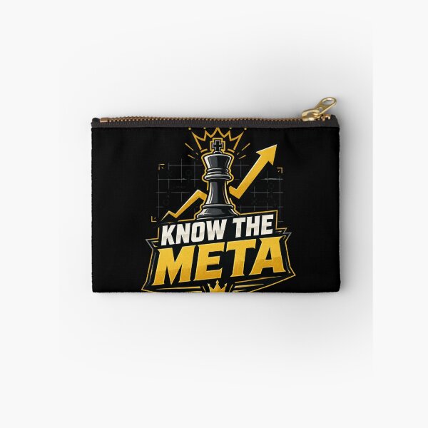 Item preview, Know The Meta Strategy Gamer Emblem Design designed and sold by Super Glopz.