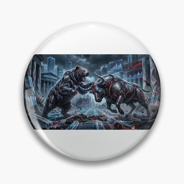 Item preview, Stock Market Bull vs Bear SpaceX vs Tesla designed and sold by axlexx.