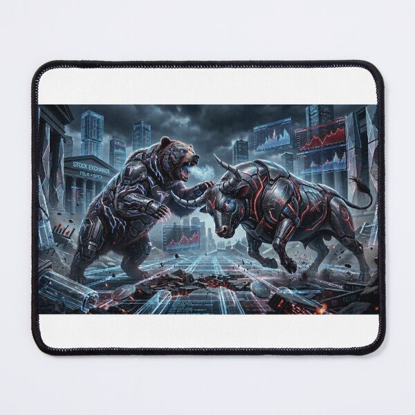 Item preview, Stock Market Bull vs Bear SpaceX vs Tesla designed and sold by axlexx.