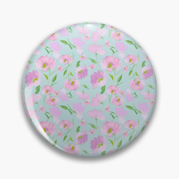 Item preview, Scattered pink floral designed and sold by AmyHowellArtist.
