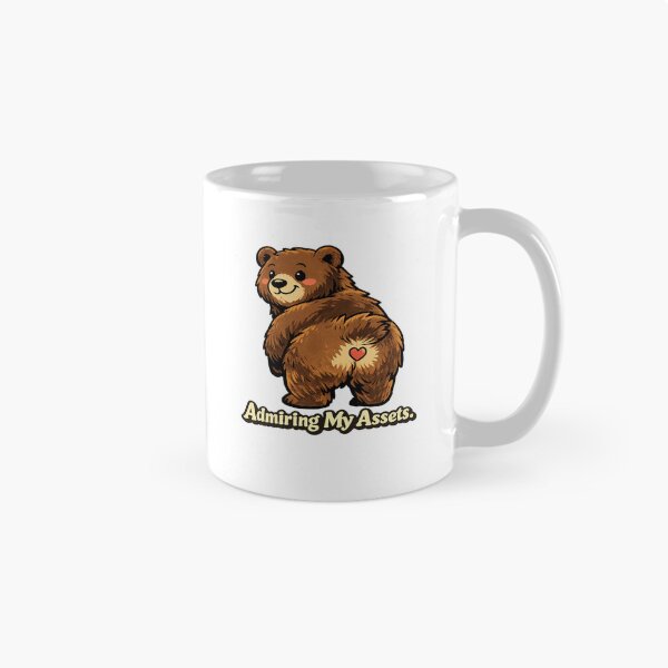 Item preview, Funny Bear Self-Love Design – "Admiring My Assets" designed and sold by ELVIN DESIGNS.