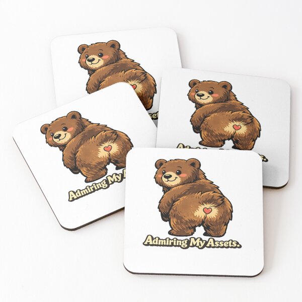 Item preview, Funny Bear Self-Love Design – "Admiring My Assets" designed and sold by ELVIN DESIGNS.