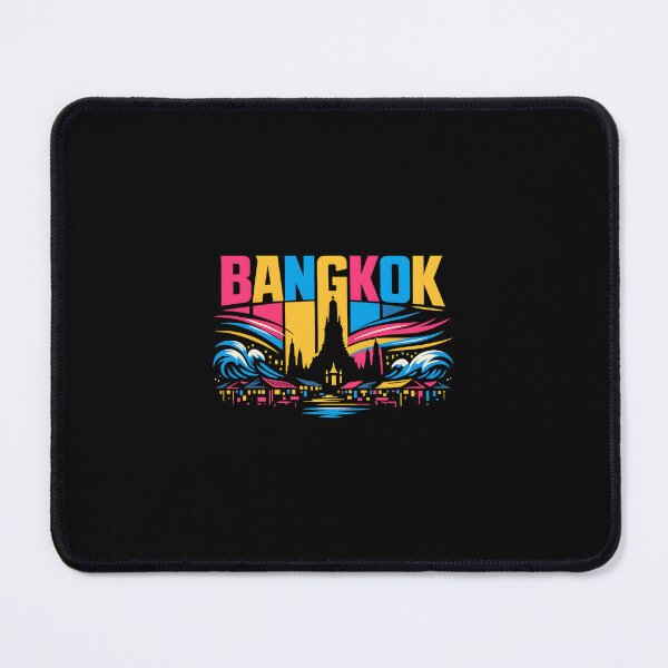 Item preview, Bangkok Retro Vintage Travel Shirt designed and sold by SJarts Creative Studio.