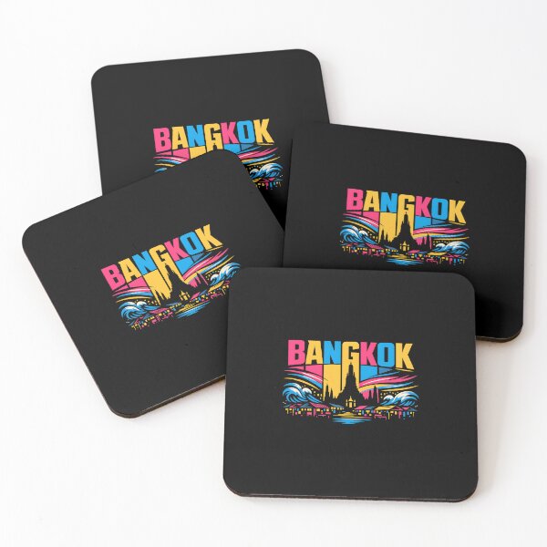 Item preview, Bangkok Retro Vintage Travel Shirt designed and sold by SJarts Creative Studio.