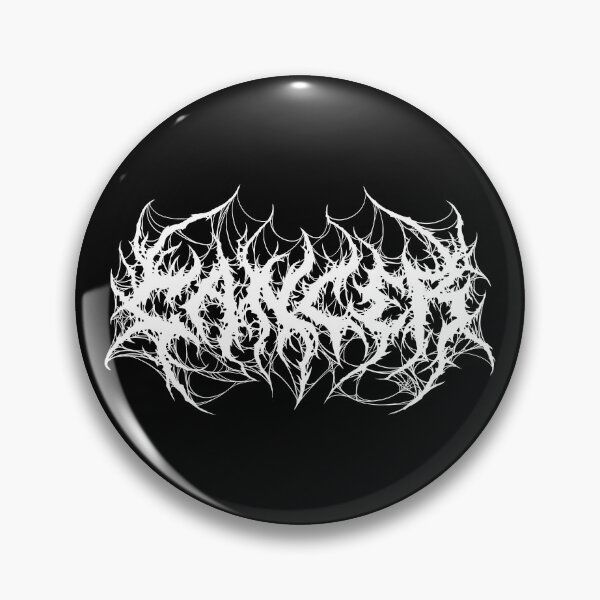 Item preview, Cancer Heavy Metal Style designed and sold by After Dread.