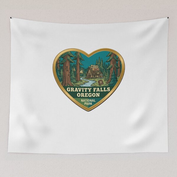 Item preview, Gravity Falls Oregon National Park Mystery Shack Fandom designed and sold by JonesFlora2025.