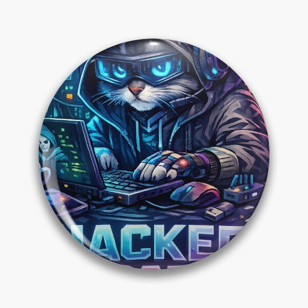 Item preview, Hacker Cat Cyber Coder designed and sold by Mohammed-Aydan.