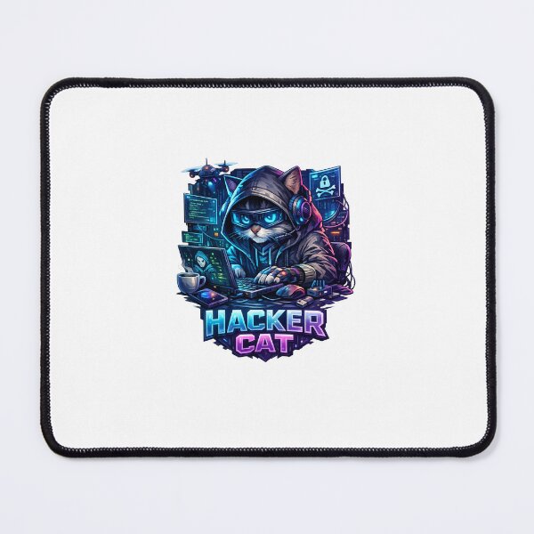Item preview, Hacker Cat Cyber Coder designed and sold by Mohammed-Aydan.