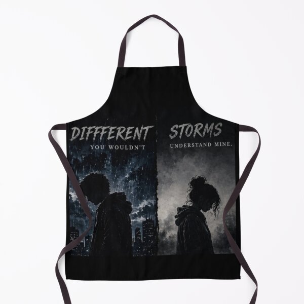 Item preview, Different Storms , Same Silence | A Story of Heartbreak, Distance, and Unspoken Pain designed and sold by NovaInfinityStudio.