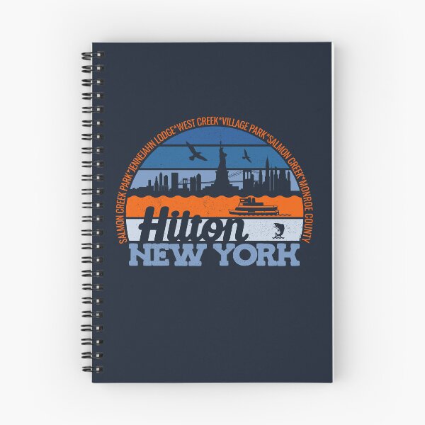 Item preview, Hilton New York Sunset Retro Vintage Local Pride Logo designed and sold by CRHPOD20.