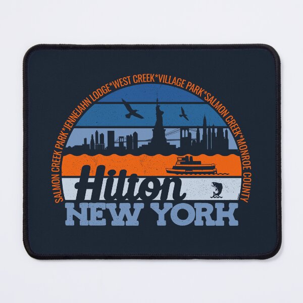 Item preview, Hilton New York Sunset Retro Vintage Local Pride Logo designed and sold by CRHPOD20.